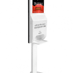 Dispensador de desinfectante de manos de 21.5 pulgadas, señalización digital
