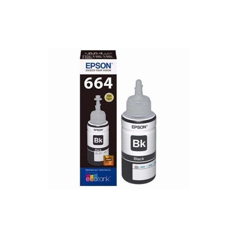 Botella Epson T664120 - AL Black - AVA Soluciones